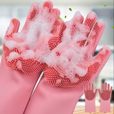 Washing Gloves Pair ( Silicone )
