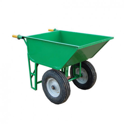 Double wheel barrow trolley 03