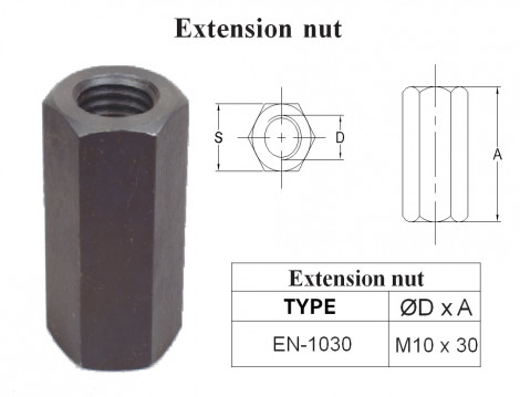 Extension Nut M10