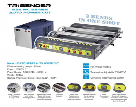 acrylic bending machine tribender