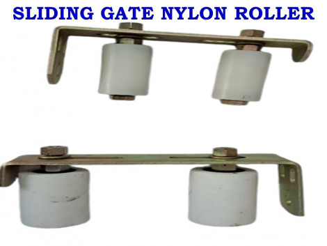 Sliding gate nylon roller