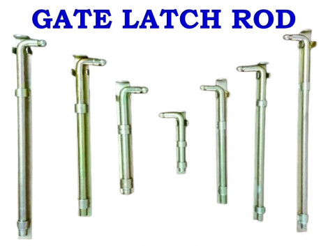 Gate latch rod