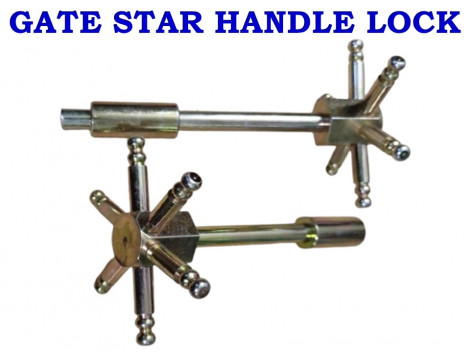 Gate star handle lock