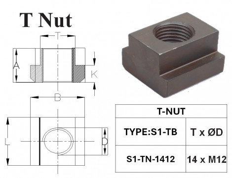 T nut 1412
