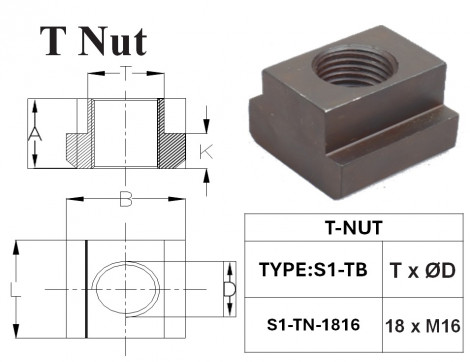 T NUT 1816