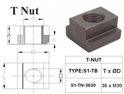 t nut 3630