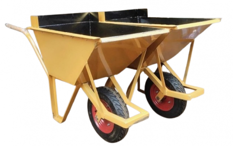 Single wheel barrow trolley 14g Heavy Duty