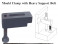mould clamp with heavy duty support