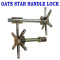 Gate star handle lock