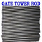 Gate tower rod
